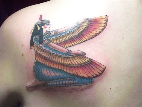 Egyptian God Maat Tattoo