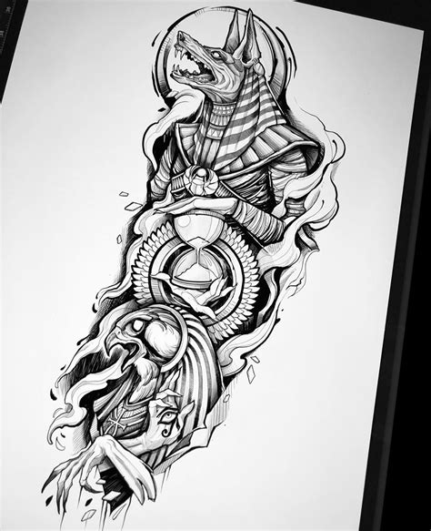 Egyptian Gods Tattoo Designs: Ancient Symbols on Skin