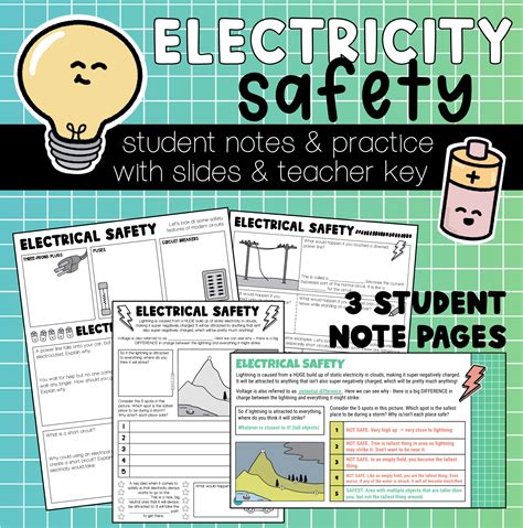 Electrical Safety Display Posters Teacher Made