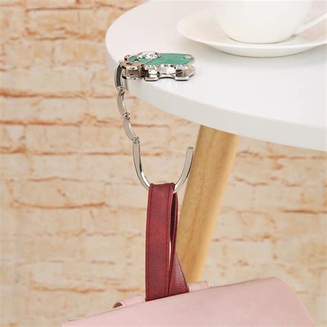 Elephant Shape Zinc Alloy Foldable Bag Hook Table Hooks Handbag Holder