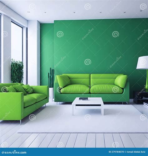 Elevate Your Space Modern Living Room Wall Mockup Featuring A Tranquil