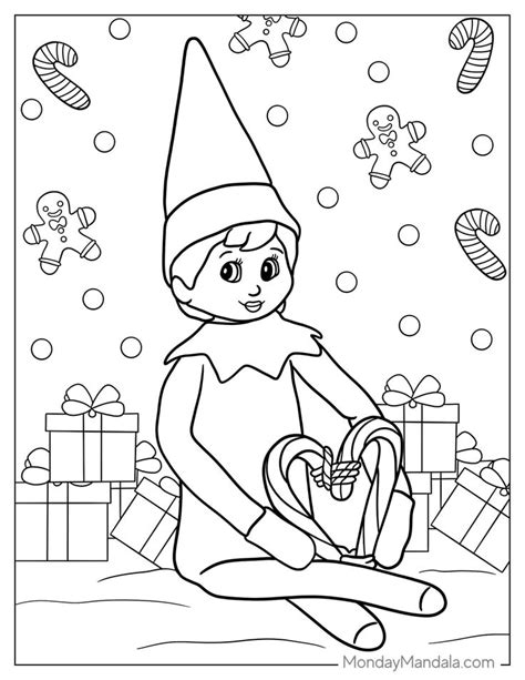 Elf Coloring Pages 25 Free Printable Pages Printabulls