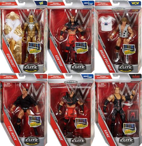 Elite Wwe Action Figures Wwe Elite 47 5 Complete Set Of 6 Toy