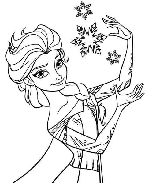 5 Free Elsa Coloring Pages to Print