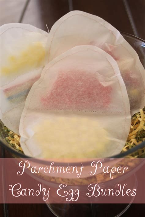 Embellish Free Printable Tutorial Parchment Paper Candy Egg Bundles