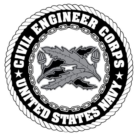 Emblem Of Civil Engineer Corps Royalty Free Stock Svg Vector And Clip Art