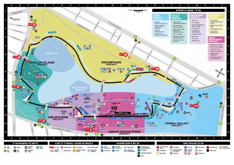 Emma Houston Info Melbourne F1 2023 Track Map