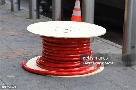 Empty Cable Reels Photos And Premium High Res Pictures Getty Images