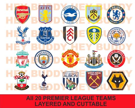 English Premier League Logo Collection Hey Buddy Designs