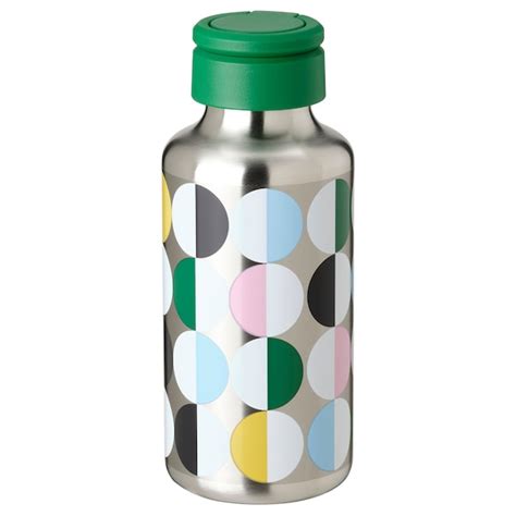 Enkelsp Rig Water Bottle Stainless Steel Patterned Multicolour 0 5 L