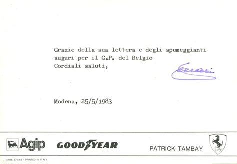 Enzo Ferrari Psa Autographfacts