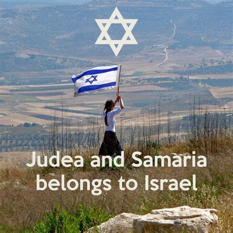 Eretz Israel A Few Facts About Judea And Samaria