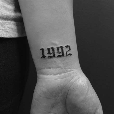 Trendy EST 1992 Tattoo Designs and Ideas