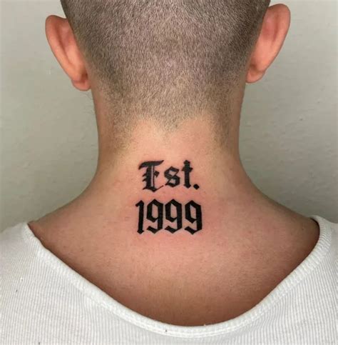 EST 1999 Tattoo Designs That Define a Generation