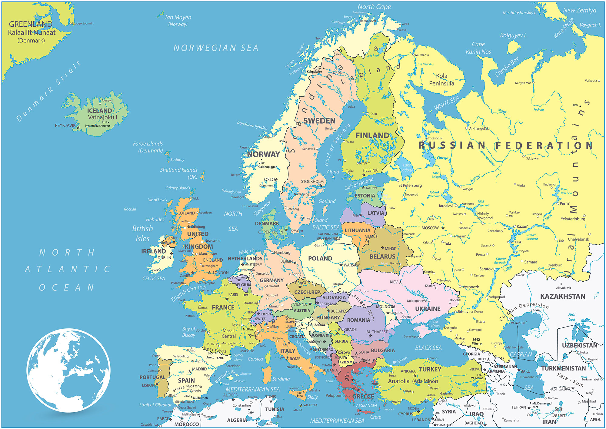 Europe Map