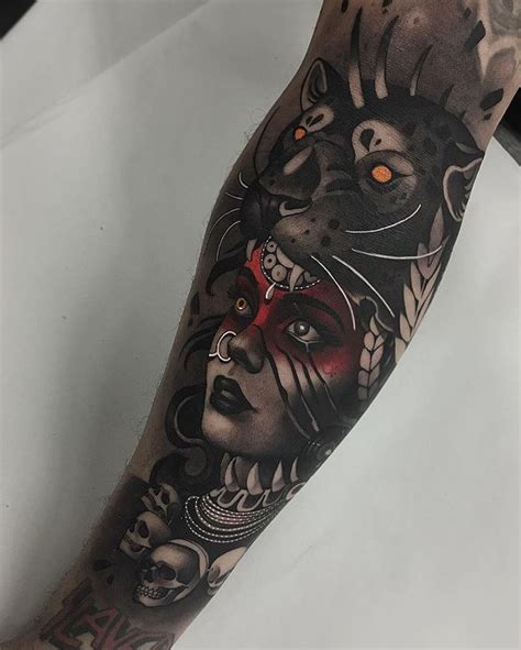 Evil Wolf Done In Lamachineinfernaletattoo Electricink