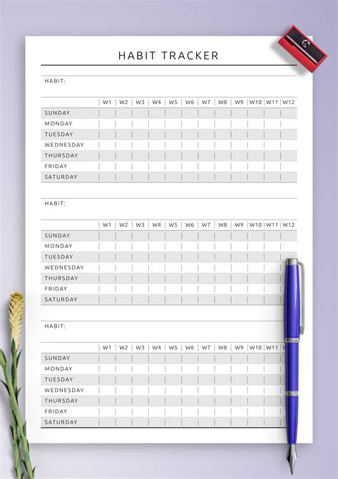 Exercise Tracker Printable Pdf