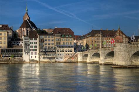 Exploring The Scenic Basel Waterfront And Mittlere Bridge In