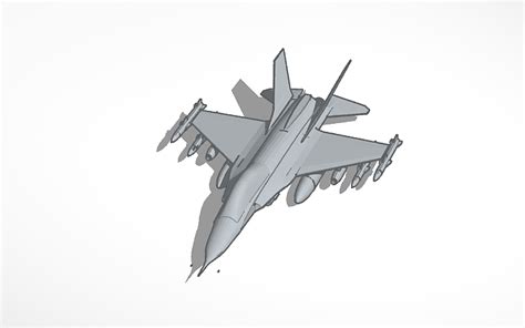 Design Your Own F/A 18 in Tinkercad