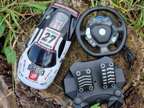 F1 Rc Radio Control Driving Simulator Race Car Gravity Steering Wheel Pedals Toy Ebay