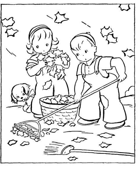 Fall Coloring Pages 3 Coloringkids Org