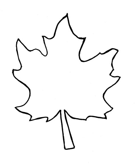 Fall Leaf Template Clipart Best