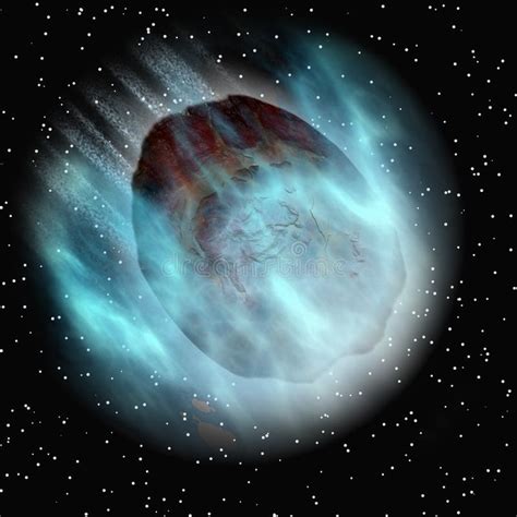 Falling Asteroid In Space Sky Royalty Free Stock Image Image 2929086