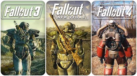 Fallout 3 Vs Fallout 4 Power Armor Comparison Youtube