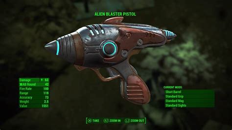 Unlocking the Fallout 4 Alien Blaster Pistol