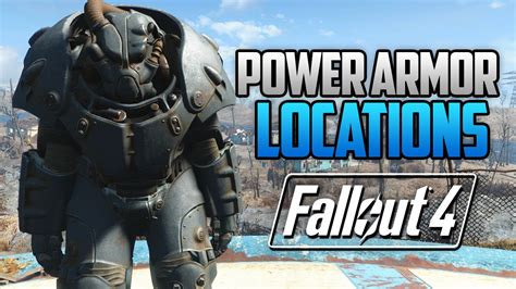 Fallout 4 All Full Power Armor Locations T45 T51 Raider T60 X