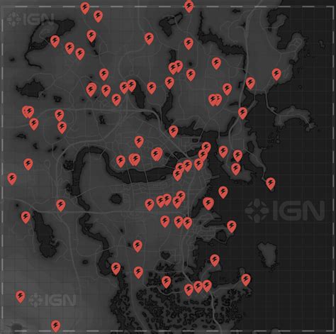 Fallout 4 Fusion Core Locations Map Maping Resources