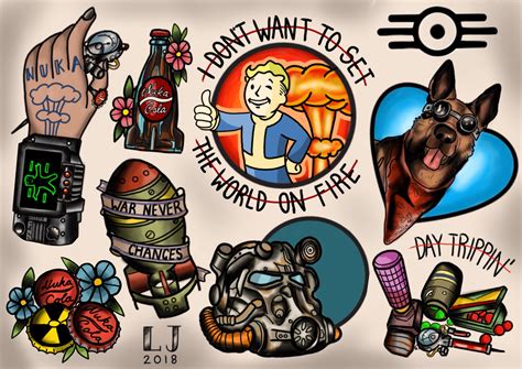 Fallout Tattoo Designs: Post-Apocalyptic Ink Inspiration