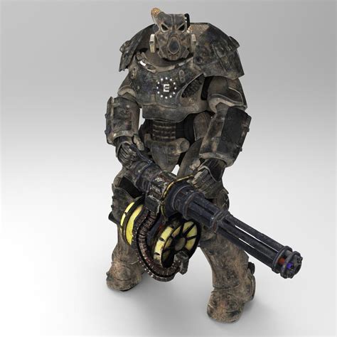 Fallout X 01 Wearable Power Armor With Machine Gun For Eva Etsy Australia