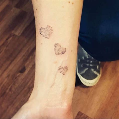 Unique Family Fingerprint Tattoo Designs to Cherish Forever