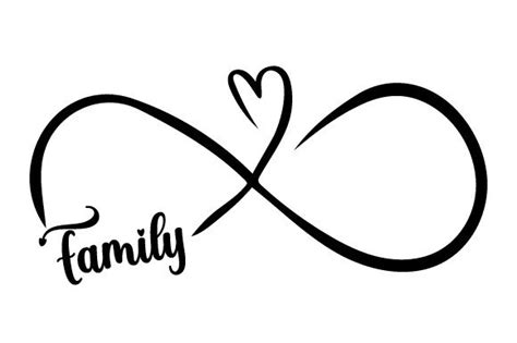 Family Infinity Symbol Svg Cut File By Creative Fabrica Crafts