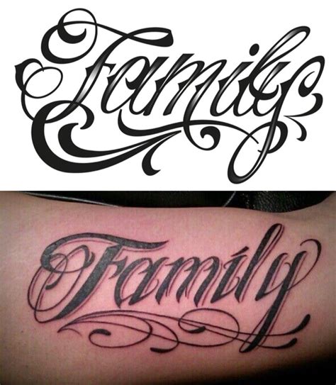 Family Tattoos Script