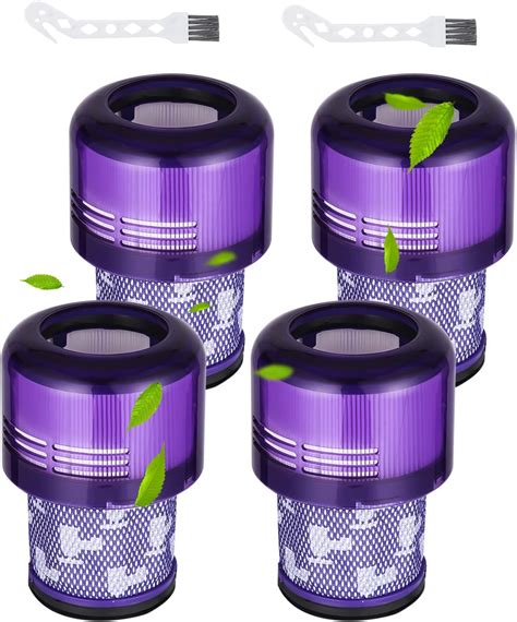 Faokze Pack Of 4 V11 Filters For Dyson Hepa Filter For Dyson V12