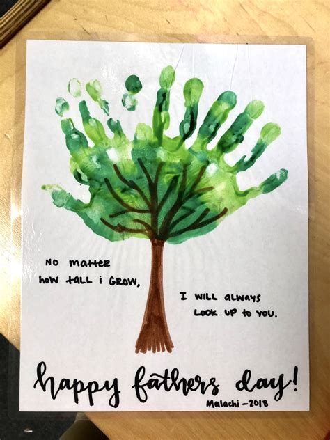 Father Amp 39 S Day Card With Handprints Design Corral