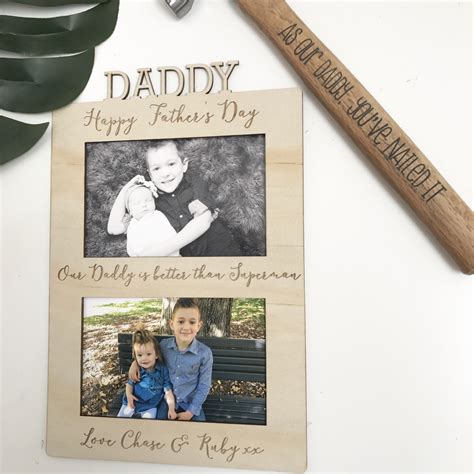 Father S Day Frame Double Name It Custom Decor