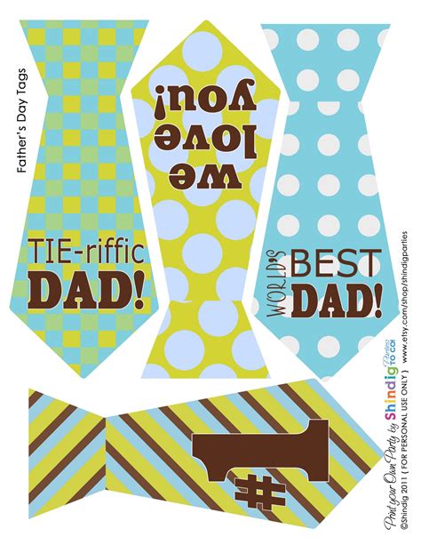 Father S Day Printable Decorations