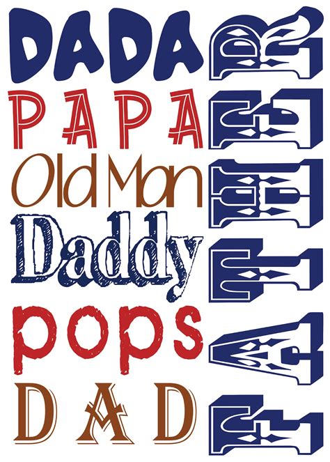 20 Free Fathers Day Cards Printable Ideas