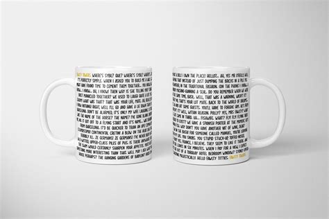 Fawlty Towers Best Quotes Fawlty Towers Quotes Mug Fawlty Towers Sign Fawlty Towers Tv Show