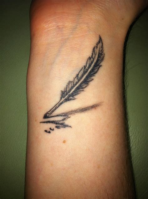 Feather Pen Tattoo Designs for the Modern Artist Soul