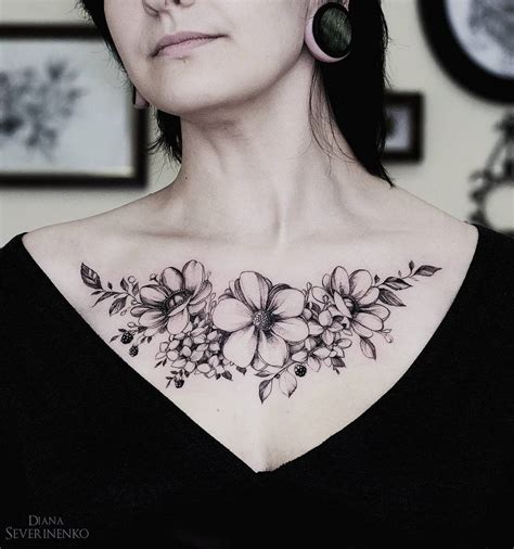 10 Beautiful Female Chest Tattoo Designs to Inspire You