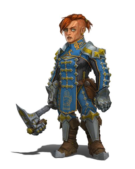 Female Dwarf Fighter Or Warpriest Pathfinder Pfrpg Dnd D D 3 5 5E 5Th