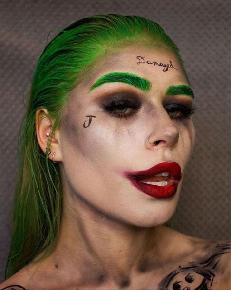 Female Joker Halloween Costume Joker Halloween Makeup Amazing