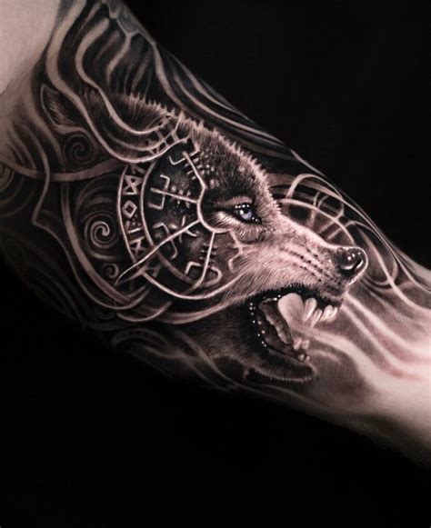 Fenrir Tattoo Meaning and Norse Mythology Inspiration