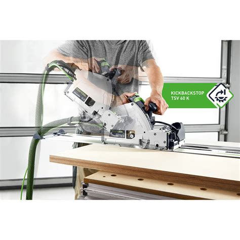 Festool Plunge Cut Saw With Scoring Tsv 60 Keb F Plus Fs With 75 Guide Rail