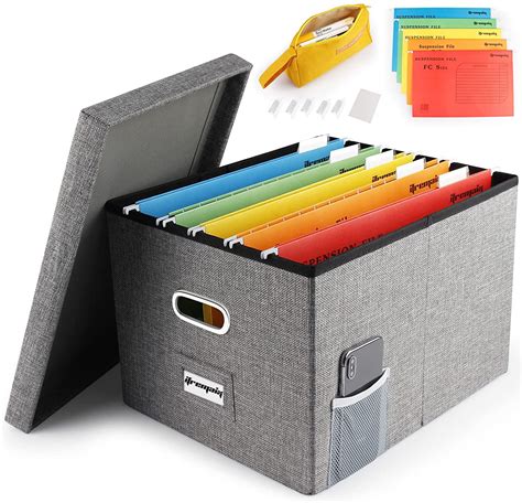 Optimize Your Workspace with a File Organizer Box