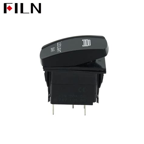 Filn 5 Pins 12V Custom Automotive Rocker Switches